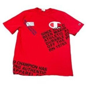 Champion Heritage Shirt Red Takes a Little More Time Size XL